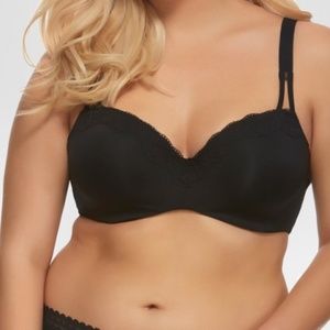 Paramour Women's Brilliance Lace Trim Seamless Bra